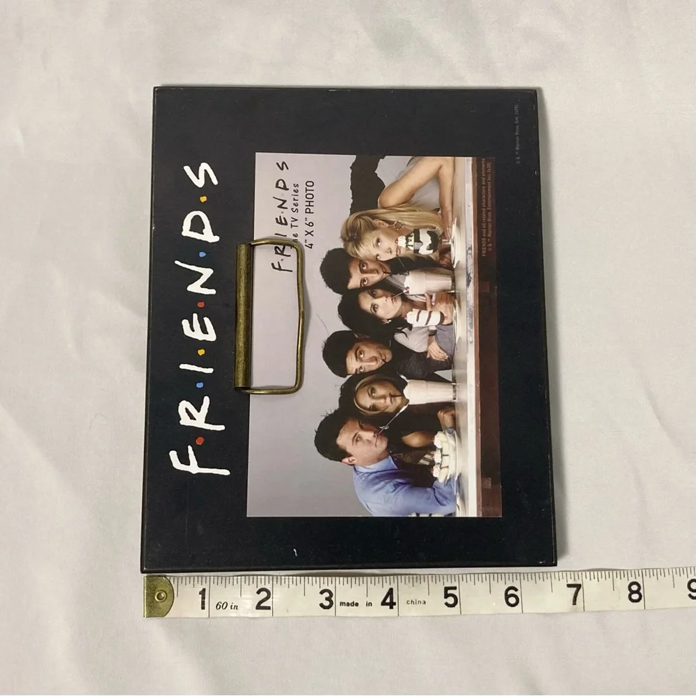 FRIENDS The TV Series 4” x 6” Wooden Easel Back Picture Frame